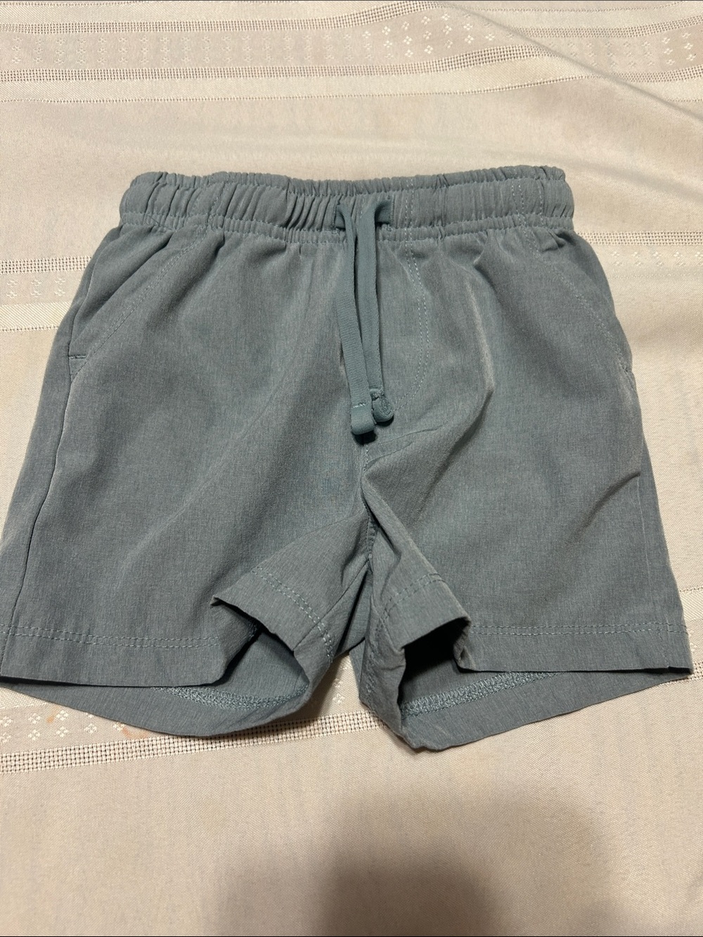 C.C Men's Athletic Drawstring Shorts in Slate Blue-Grey